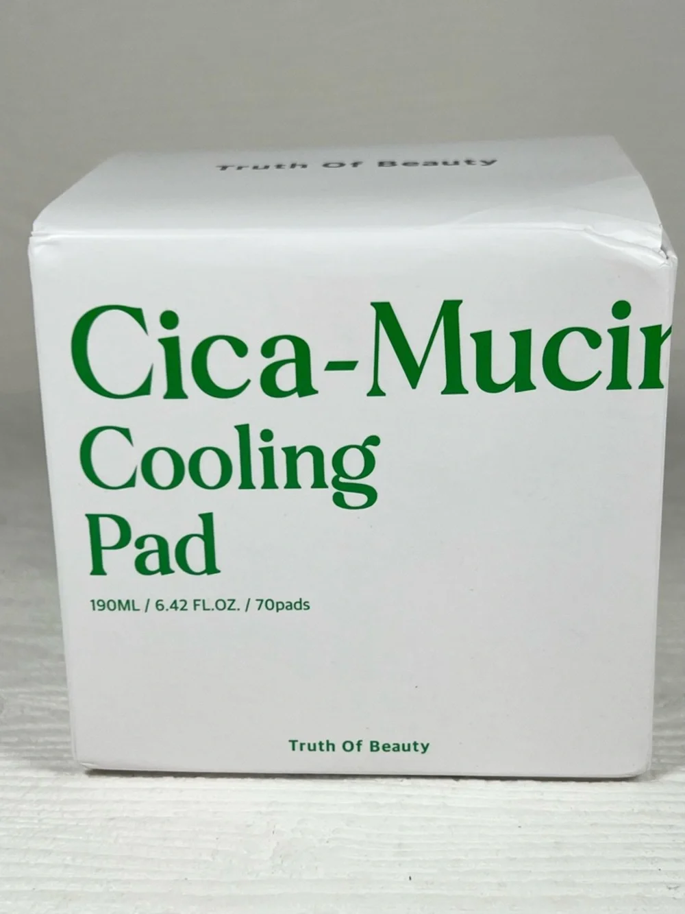 Korean Skincare Cica-Mucin Cooling Toner Pads